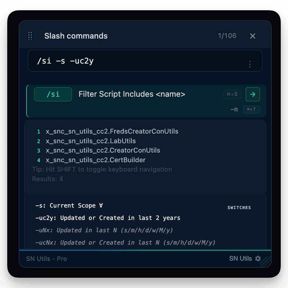 Slash Commands