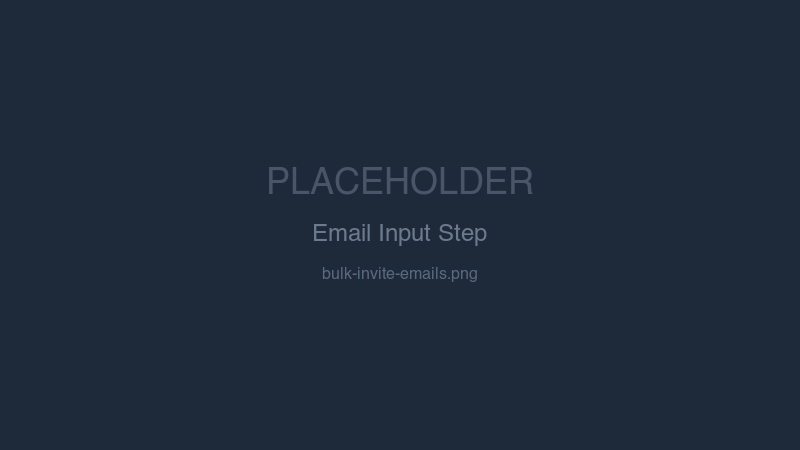 Email input step