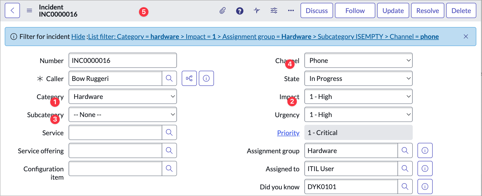 CTRL-Click labels to build a filter