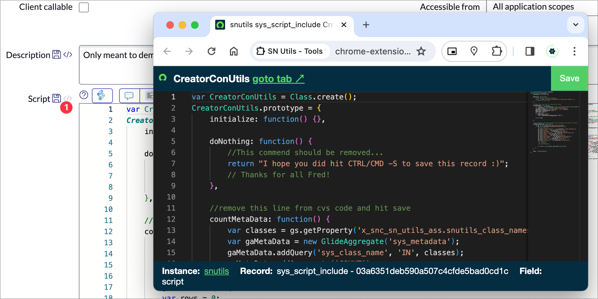 Full screen Monaco editor