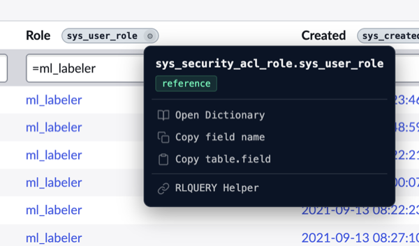 Popover with Related List Condition Helper option