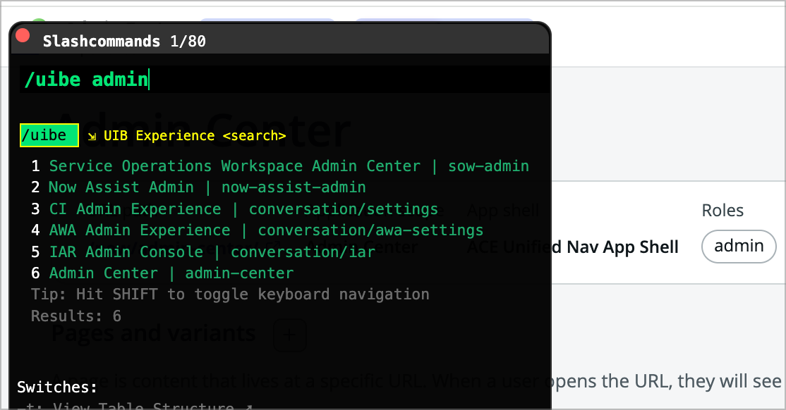 Direct open with custom searches